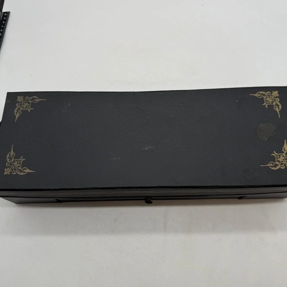 Vtg Armack Solingen Germany Stainless Steel Carving & Steak Knife Set 7pc Box